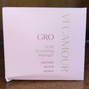 NEW Vegamour GRO Scalp Revitalizing Massager Hair Growth Self Care Stress Relief